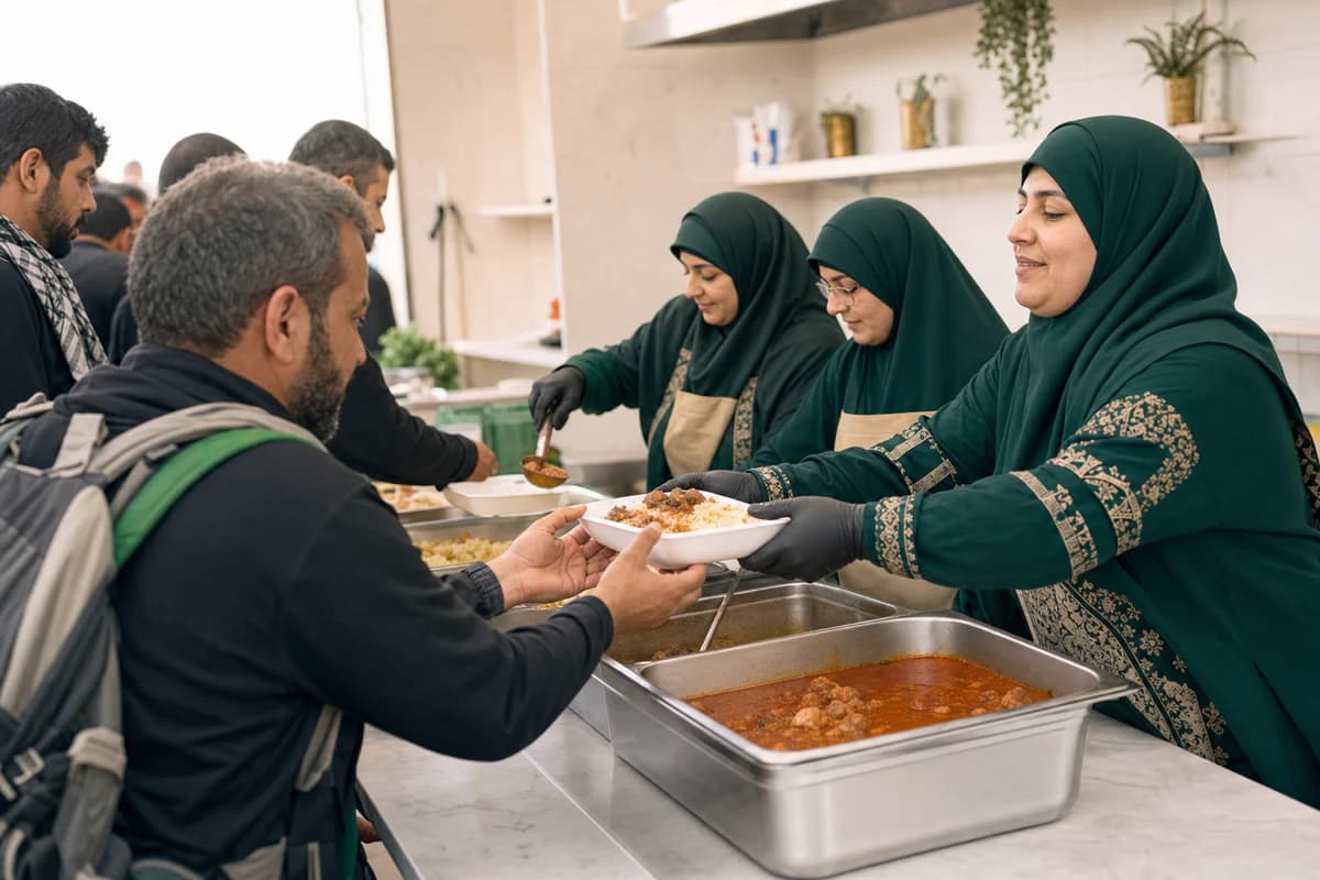 تغذیه بهتر زائران